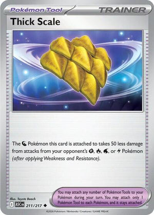 Pokemon TCG - ME: Ascended Heroes - Thick Scale - 211/217