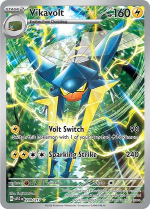 Pokemon TCG - ME: Ascended Heroes - Vikavolt - 230/217 - Holofoil