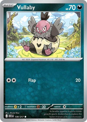 Pokemon TCG - ME: Ascended Heroes - Vullaby - 138/217