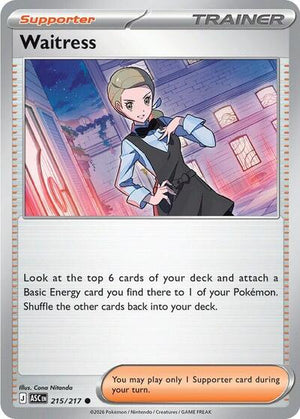 Pokemon TCG - ME: Ascended Heroes - Waitress - 215/217