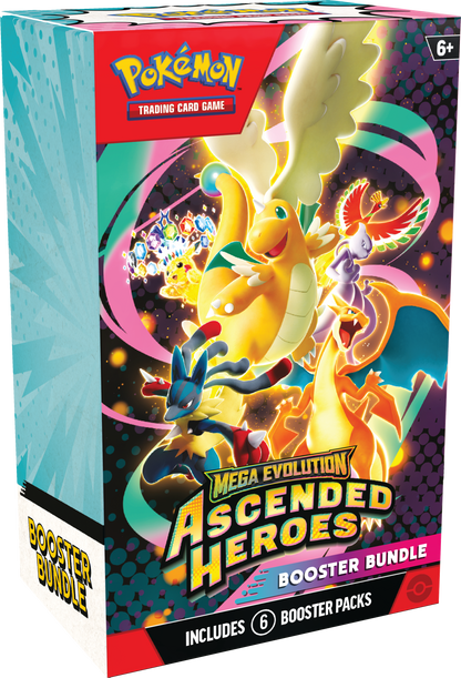 Pokemon TCG - Ascended Heroes - Booster Bundle (6 Packs)