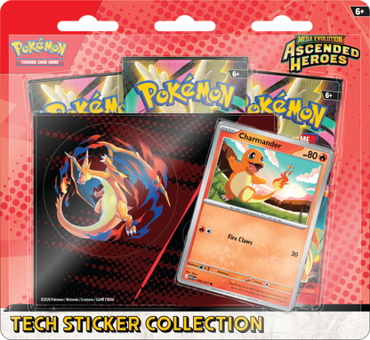 Pokemon TCG - Ascended Heroes - Tech Sticker Collection - Charmander