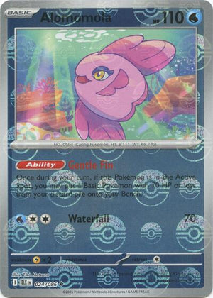 Pokemon TCG - SV10.5: Black Bolt - Alomomola - 024/086 - Pokeball - Holofoil