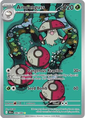 Pokemon TCG - SV10.5: Black Bolt - Amoonguss - 096/086 - Holofoil