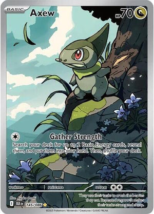 Pokemon TCG - SV10.5: Black Bolt - Axew - 145/086 - Holofoil