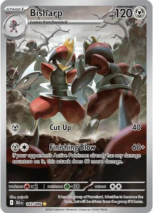 Pokemon TCG - SV10.5: Black Bolt - Bisharp - 143/086 - Holofoil