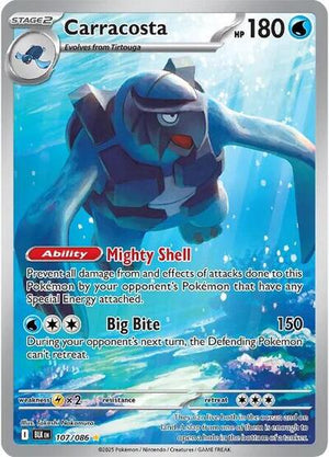 Pokemon TCG - SV10.5: Black Bolt - Carracosta - 107/086 - Holofoil