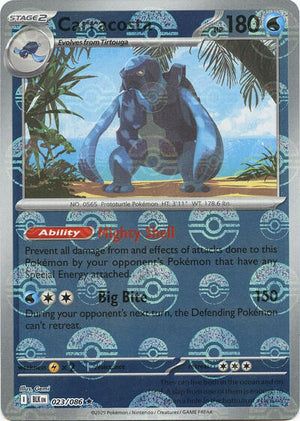 Pokemon TCG - SV10.5: Black Bolt - Carracosta - 023/086 - Pokeball - Holofoil