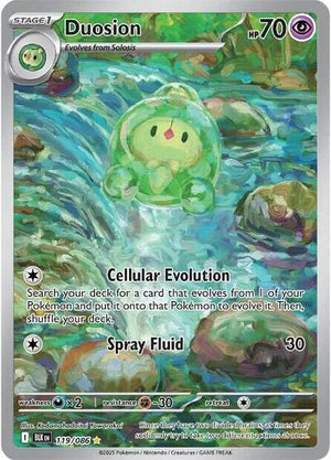 Pokemon TCG - SV10.5: Black Bolt - Duosion - 119/086 - Holofoil