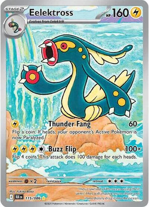 Pokemon TCG - SV10.5: Black Bolt - Eelektross - 115/086 - Holofoil