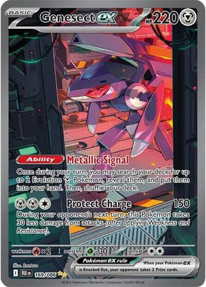 Pokemon TCG - SV10.5: Black Bolt - Genesect ex - 169/086 - Holofoil