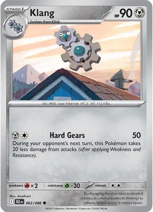 Pokemon TCG - SV10.5: Black Bolt - Klang - 062/086 - Reverse Holofoil