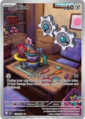 Pokemon TCG - SV10.5: Black Bolt - Klink - 139/086 - Holofoil