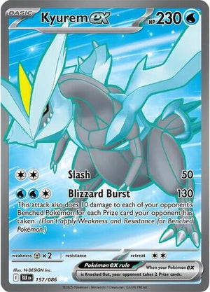 Pokemon TCG - SV10.5: Black Bolt - Kyurem ex - 157/086 - Holofoil