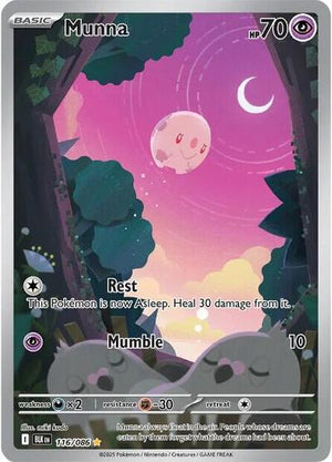 Pokemon TCG - SV10.5: Black Bolt - Munna - 116/086 - Holofoil