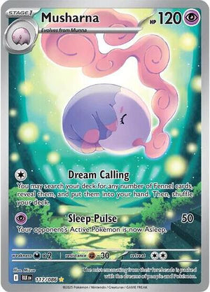 Pokemon TCG - SV10.5: Black Bolt - Musharna - 117/086 - Holofoil