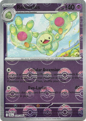 Pokemon TCG - SV10.5: Black Bolt - Reuniclus - 039/086 - Pokeball - Holofoil