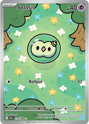 Pokemon TCG - SV10.5: Black Bolt - Solosis - 118/086 - Holofoil