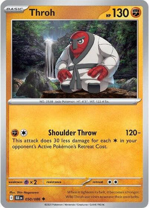 Pokemon TCG - SV10.5: Black Bolt - Throh - 050/086