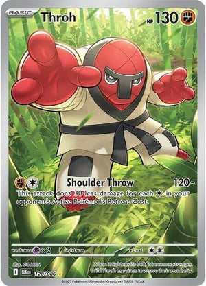 Pokemon TCG - SV10.5: Black Bolt - Throh - 128/086 - Holofoil