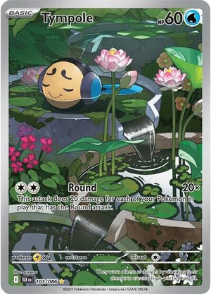 Pokemon TCG - SV10.5: Black Bolt - Tympole - 103/086 - Holofoil