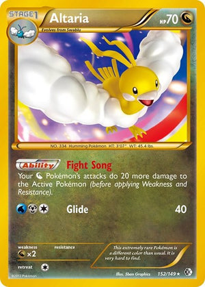 Pokemon TCG - Boundaries Crossed - Altaria - 152/149 - Holofoil
