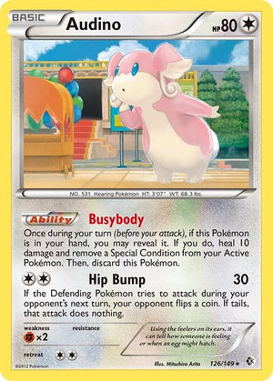 Pokemon TCG - Boundaries Crossed - Audino - 126/149