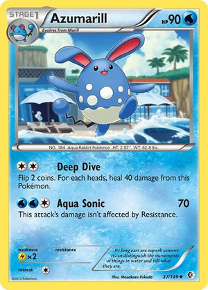 Pokemon TCG - Boundaries Crossed - Azumarill - 37/149