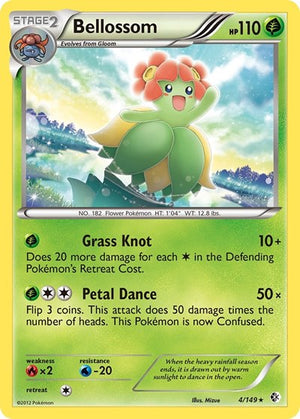 Pokemon TCG - Boundaries Crossed - Bellossom - 4/149