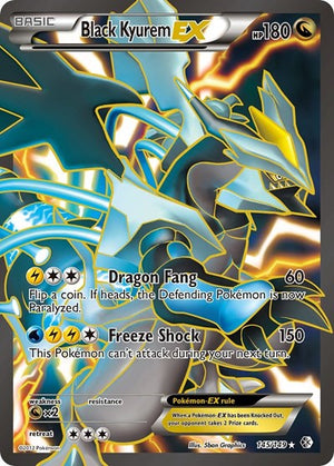 Pokemon TCG - Boundaries Crossed - Black Kyurem EX - 145/149 - Holofoil