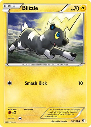 Pokemon TCG - Boundaries Crossed - Blitzle - 56/149
