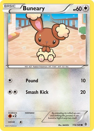 Pokemon TCG - Boundaries Crossed - Buneary - 116/149