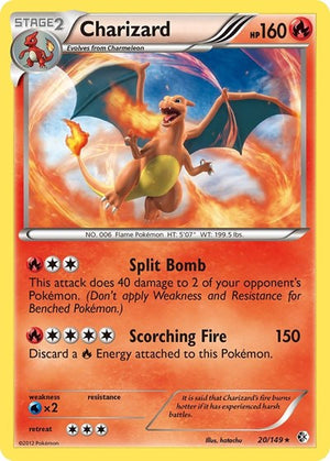 Pokemon TCG - Boundaries Crossed - Charizard - 20/149 - Holofoil