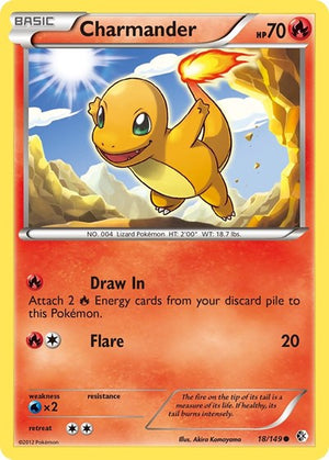 Pokemon TCG - Boundaries Crossed - Charmander - 18/149