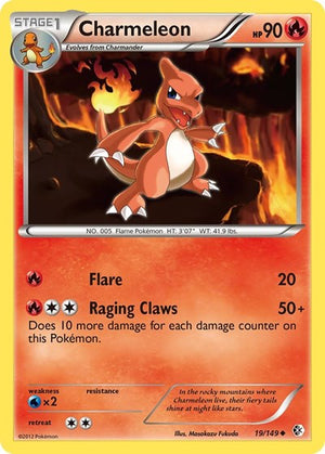 Pokemon TCG - Boundaries Crossed - Charmeleon - 19/149