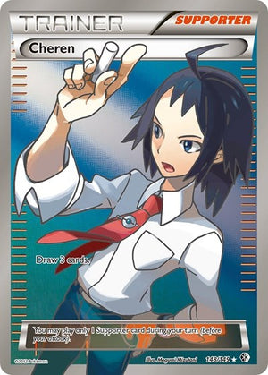 Pokemon TCG - Boundaries Crossed - Cheren - 148/149 - Holofoil