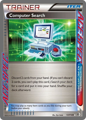 Pokemon TCG - Boundaries Crossed - Computer Search - 137/149 - Holofoil