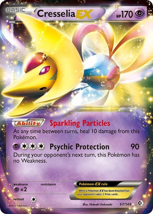 Pokemon TCG - Boundaries Crossed - Cresselia EX - 67/149 - Holofoil