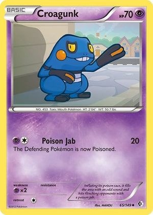 Pokemon TCG - Boundaries Crossed - Croagunk - 65/149