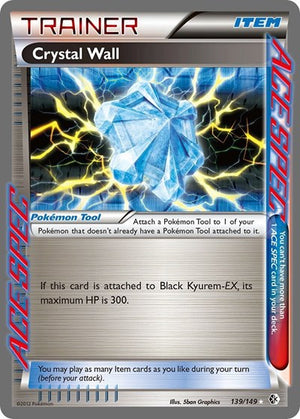 Pokemon TCG - Boundaries Crossed - Crystal Wall - 139/149 - Holofoil