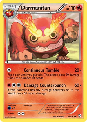Pokemon TCG - Boundaries Crossed - Darmanitan - 28/149