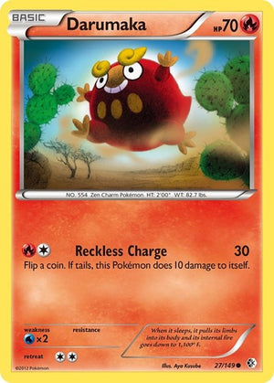 Pokemon TCG - Boundaries Crossed - Darumaka - 27/149