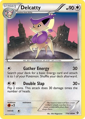 Pokemon TCG - Boundaries Crossed - Delcatty - 114/149