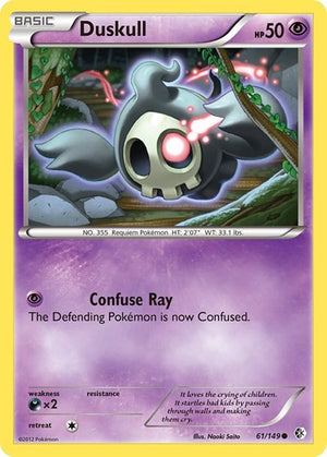 Pokemon TCG - Boundaries Crossed - Duskull - 61/149