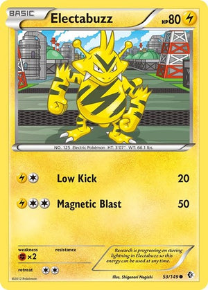 Pokemon TCG - Boundaries Crossed - Electabuzz - 53/149