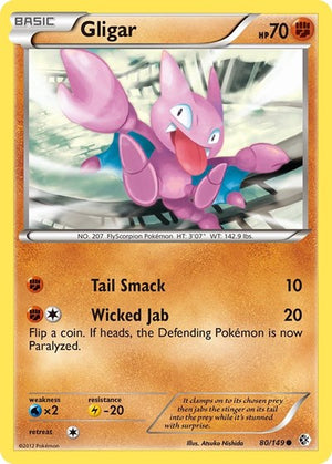 Pokemon TCG - Boundaries Crossed - Gligar - 80/149