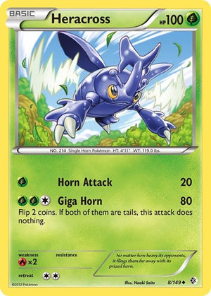Pokemon TCG - Boundaries Crossed - Heracross - 8/149
