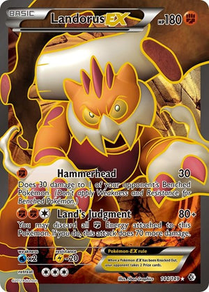 Pokemon TCG - Boundaries Crossed - Landorus EX - 144/149 - Holofoil