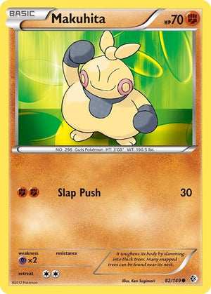 Pokemon TCG - Boundaries Crossed - Makuhita - 82/149