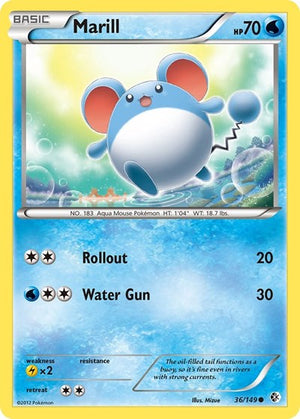 Pokemon TCG - Boundaries Crossed - Marill - 36/149